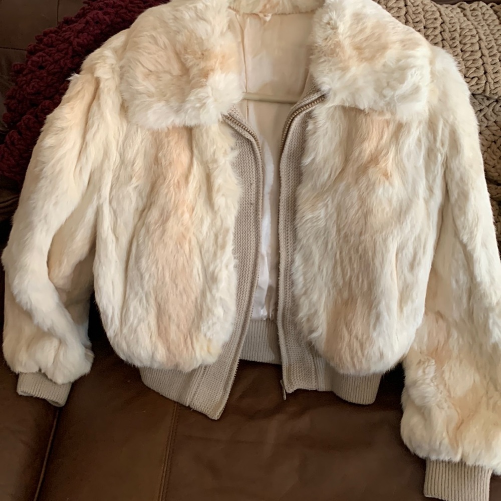 Vintage Silk-Lined Fur Jacket